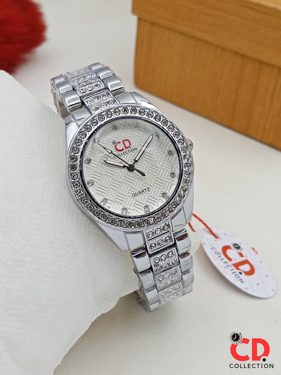 silver ladies watch