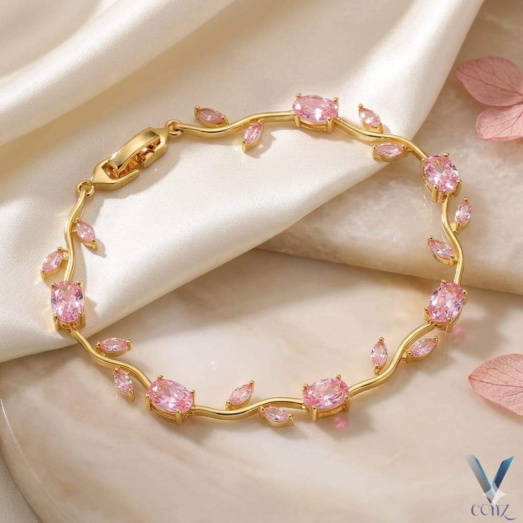 pink tulip bracelet