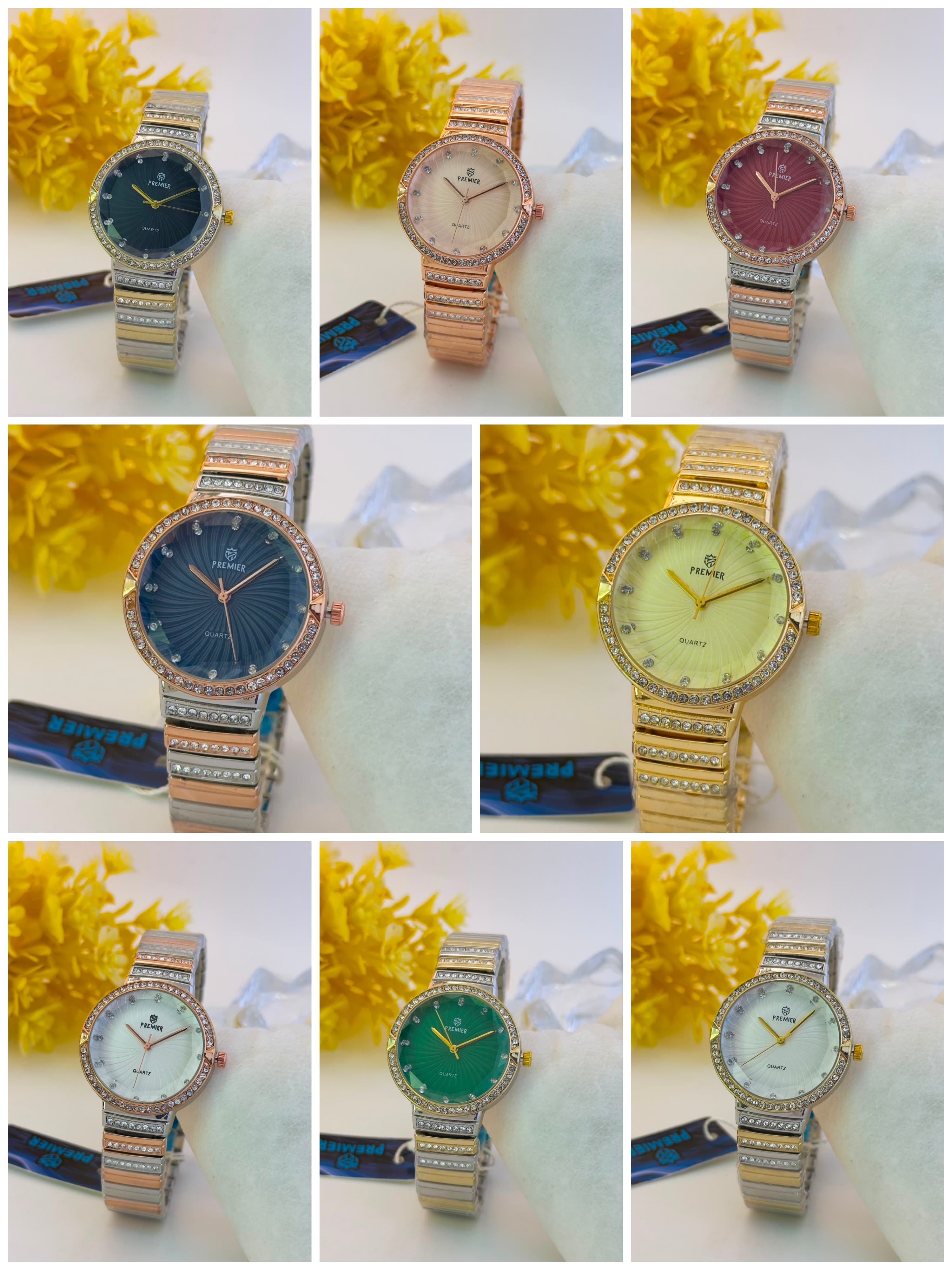 Ladies fancy stone watch