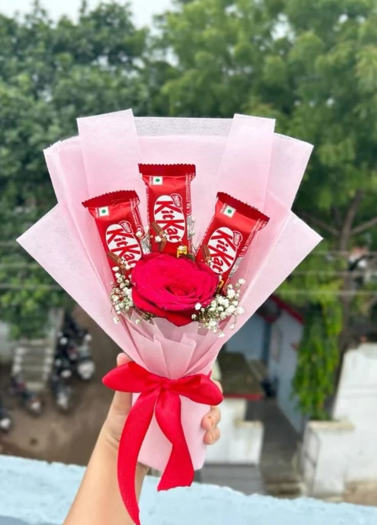 small chocolate bouquet
