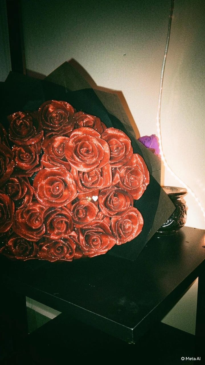 24 handmade ribbon flower bouquets